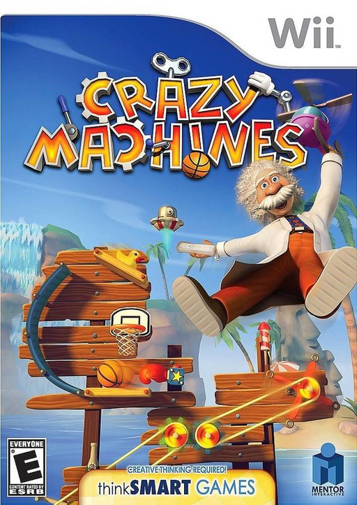 Crazy Machines box art for Wii